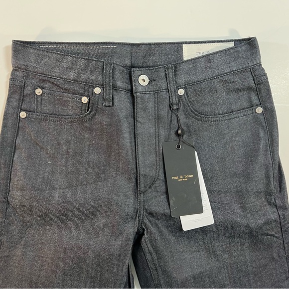 Rag & Bone Men's Charcoal Slim Jeans